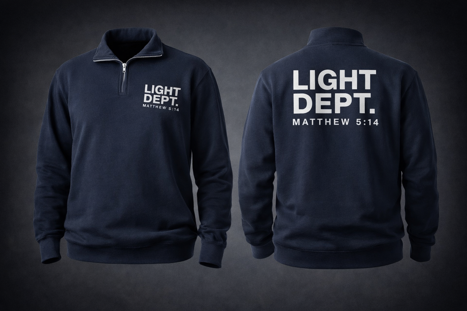 The LIGHT DEPT. Quarter Zip